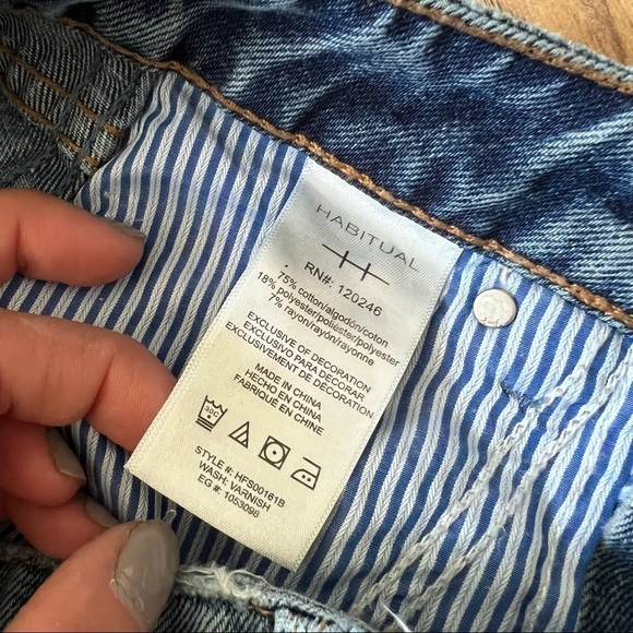 HABITUAL Corrinna Asymmetrical Denim Skirt - Picture 12 of 15